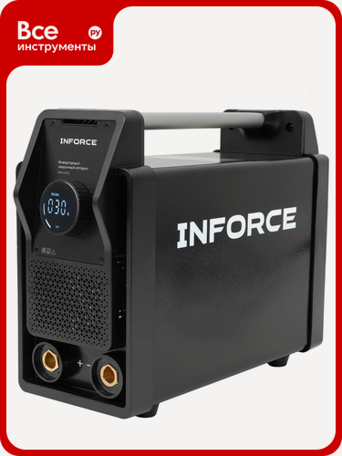 Изображение товара Инверторный сварочный аппарат Inforce IMMA-200S: профессиональная модель с дисплеем, синергией и антизалипанием, мощност
