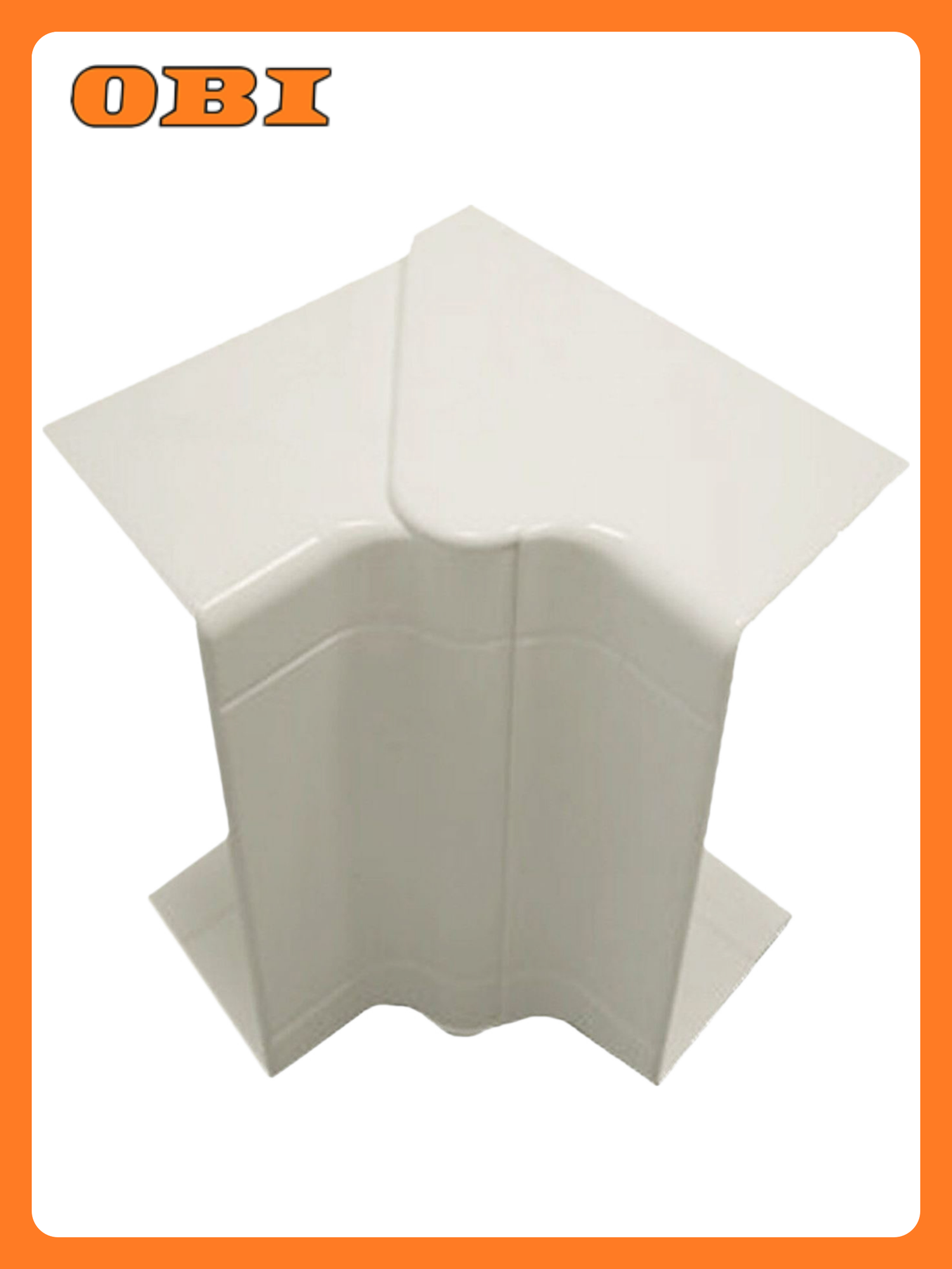 Внутренний угол Ecoplast INSTA  для кабель канала  белый  пластик  100мм