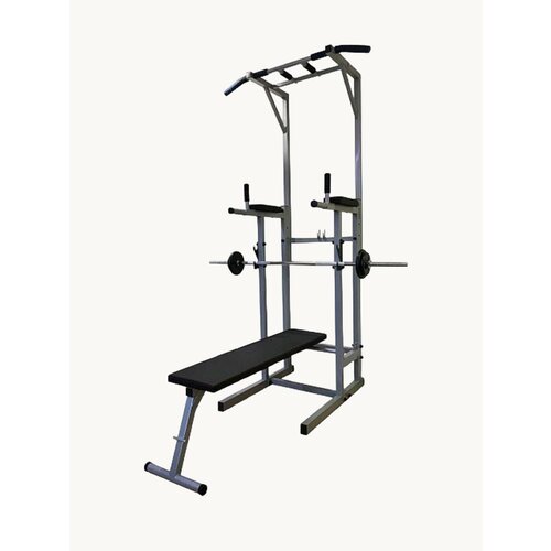 Тренажер напольный 4 в1 . Турник + брусья + пресс + жим .