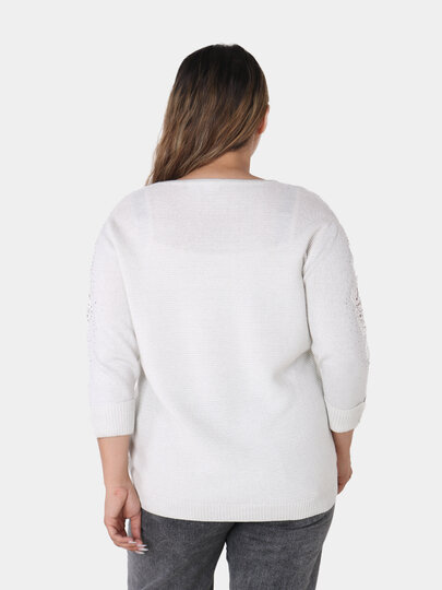 Свитер , размер OneSize, белый — фото 1