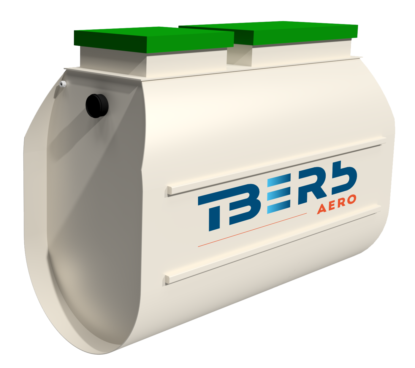 Тверь Аэро 1.1Н - станция биологической очистки в горизонтальном исполнении компрессорная принудительная