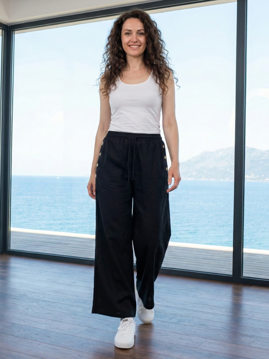 Брюки палаццо