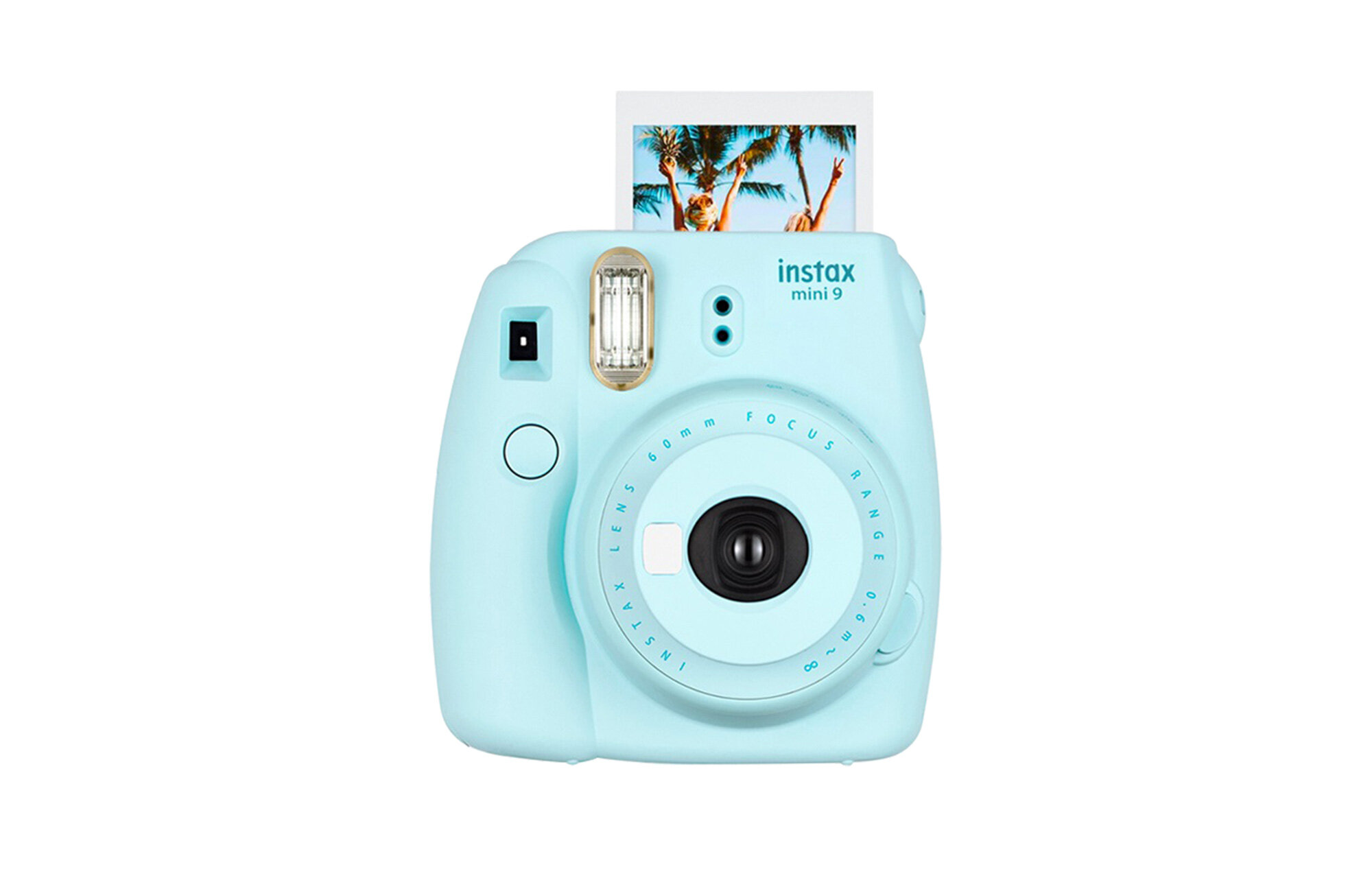 Мгновенная камера FUJIFILM INSTAX Mini 9, светло-голубая, компактная, с функцией автоэкспозиции, для фото до 62x46 мм