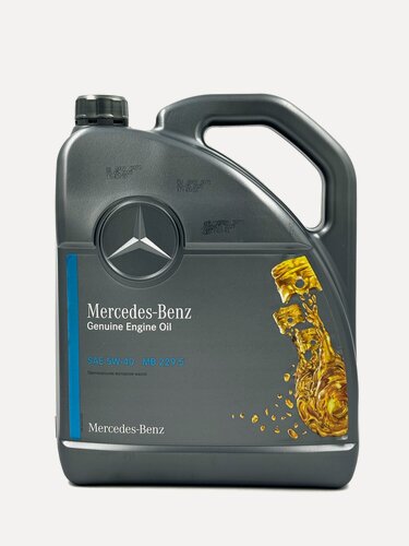 Изображение товара Масло моторное Mercedes-Benz 5w-40 229.5, 5 литров, синтетическое