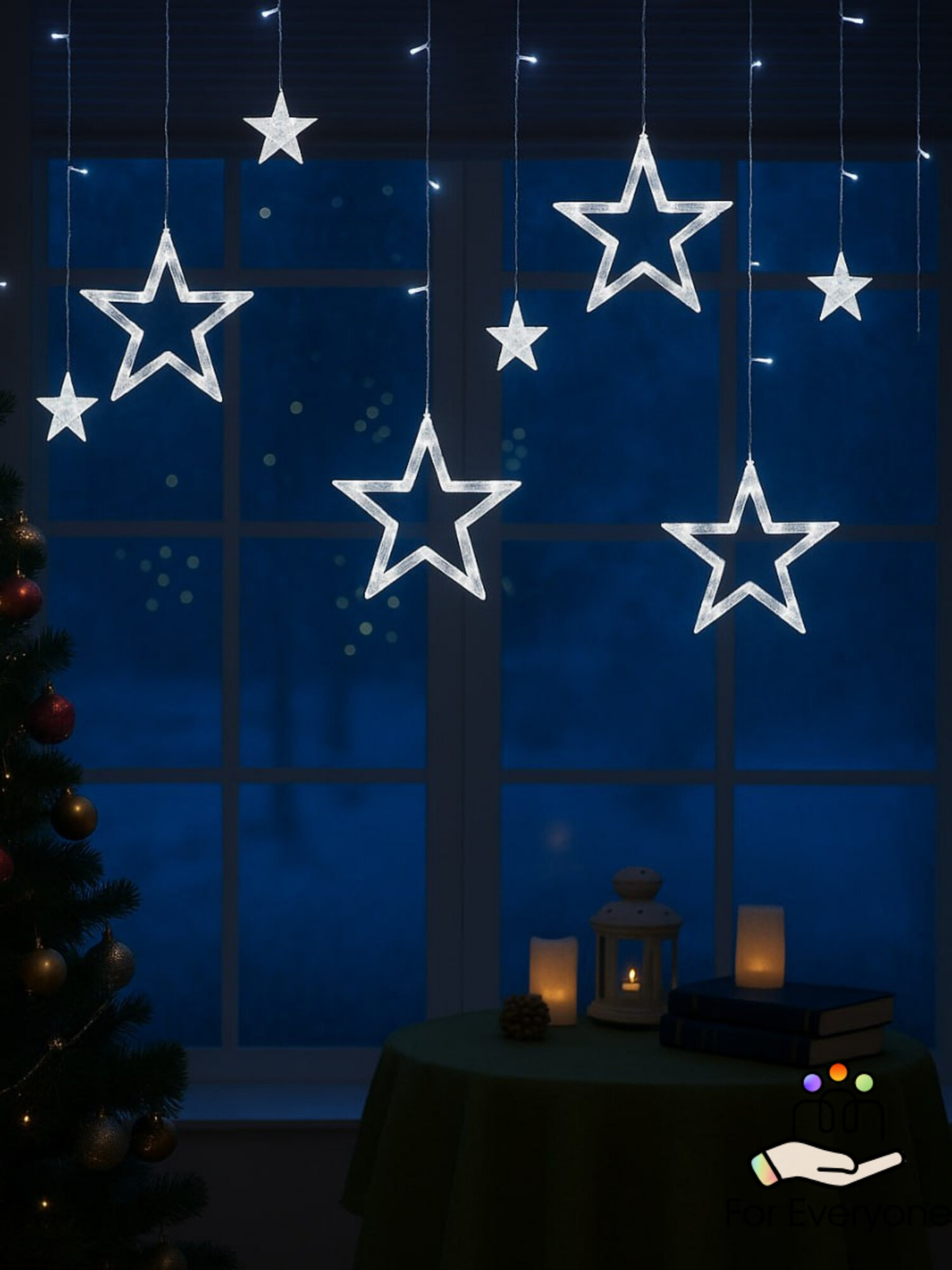 Светодиодная гирлянда занавес 