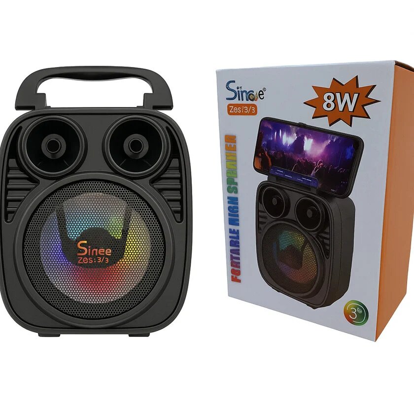 Беспроводная портативная колонка ZQS1373 3W компактного формата с Bluetooth и USB
