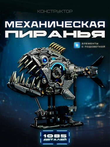Изображение товара Конструктор механическая Пиранья 1085 дет 13092