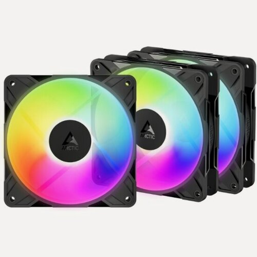 Изображение товара Вентиляторы для корпуса Arctic P12 Pro Reverse A-RGB 3шт (ACFAN00333A)