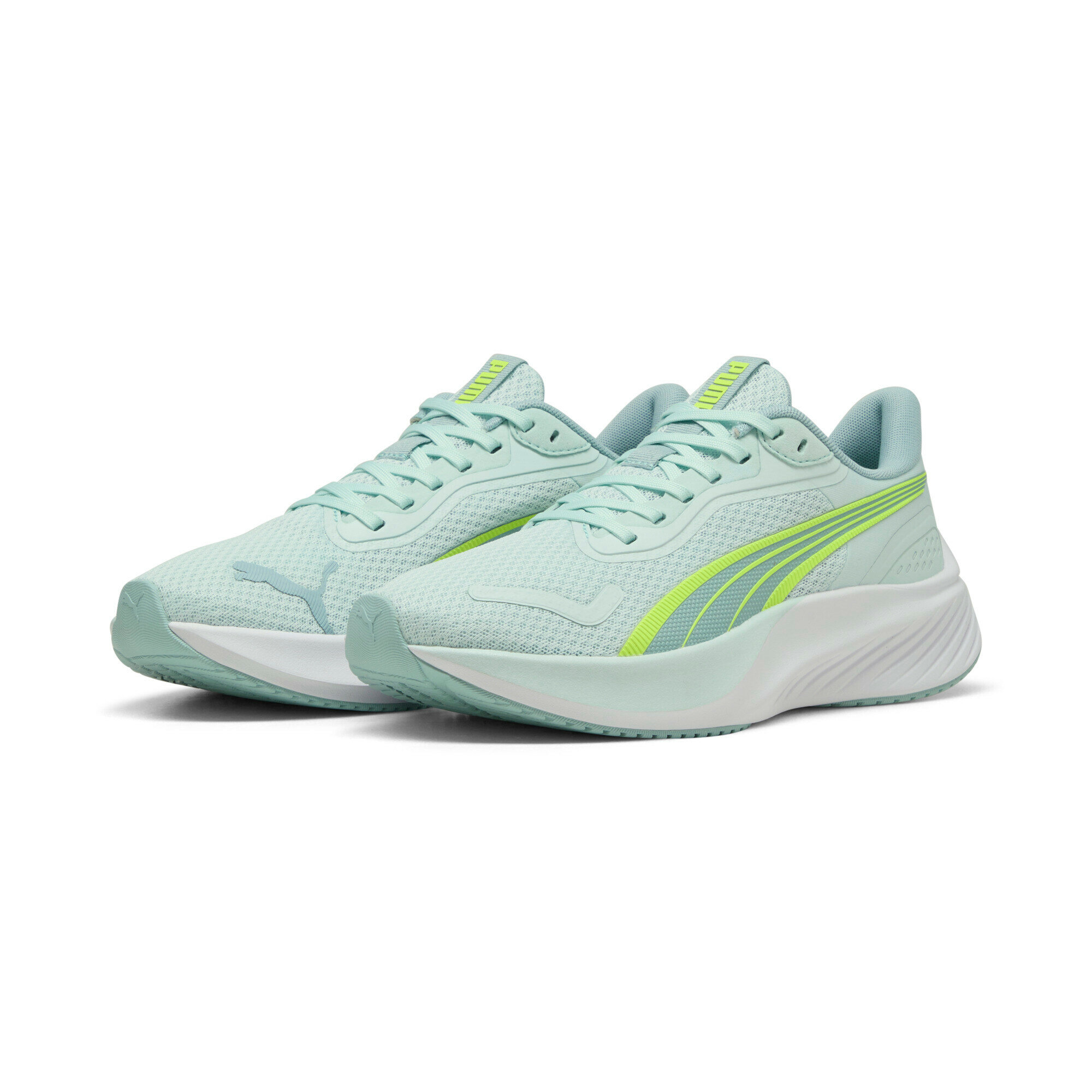 Кроссовки PUMA Pounce Lite, размер 5,5 UK, бирюзовый — фото 1