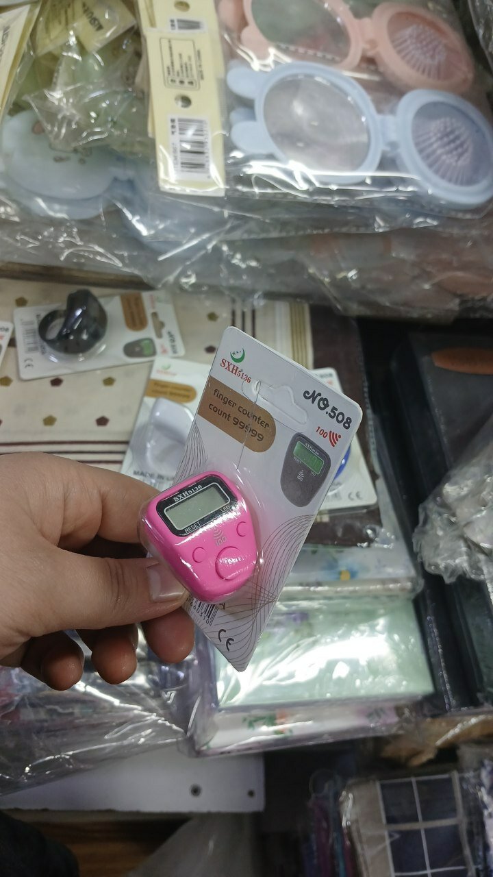 Электронные чётки на палец – цифровой счётчик, LED-дисплей, 0–99999, разные цвета