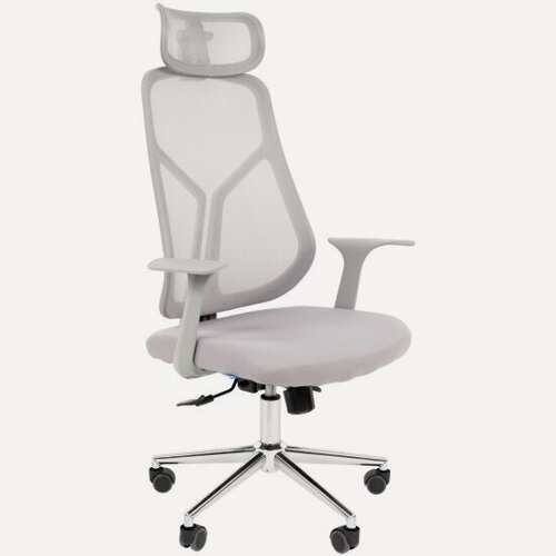 Изображение товара Кресло руководителя Chairman CH588 с подголовником серый пластик, серый