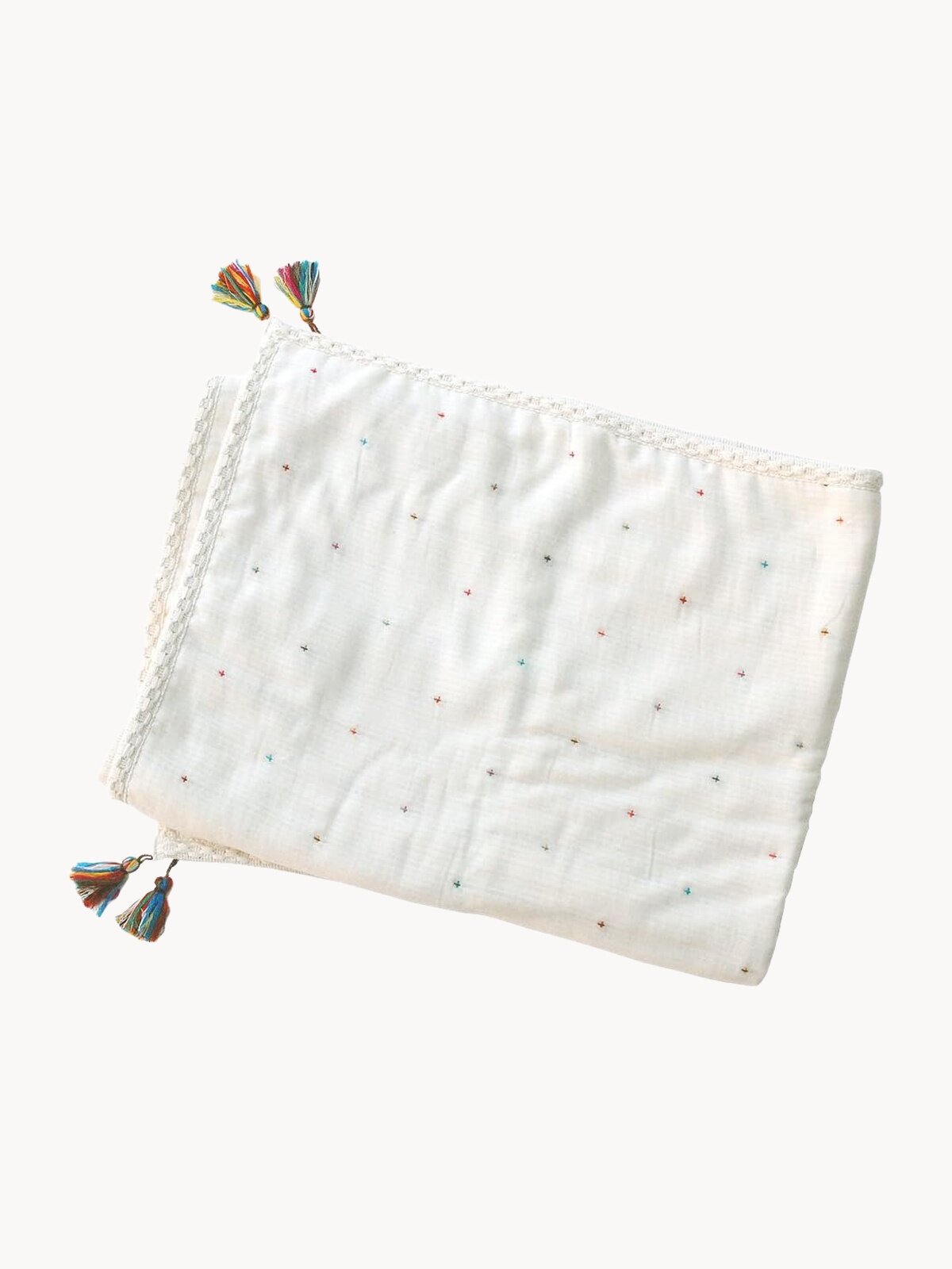 Покрывало плед на кровать Qalla, 200 х 230см, муслин