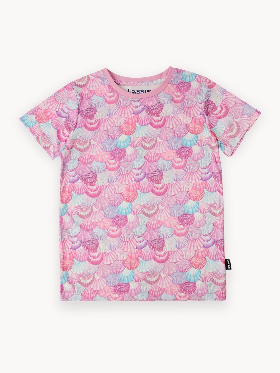 Футболка Lassie Lupaava, размер 128, розовый,