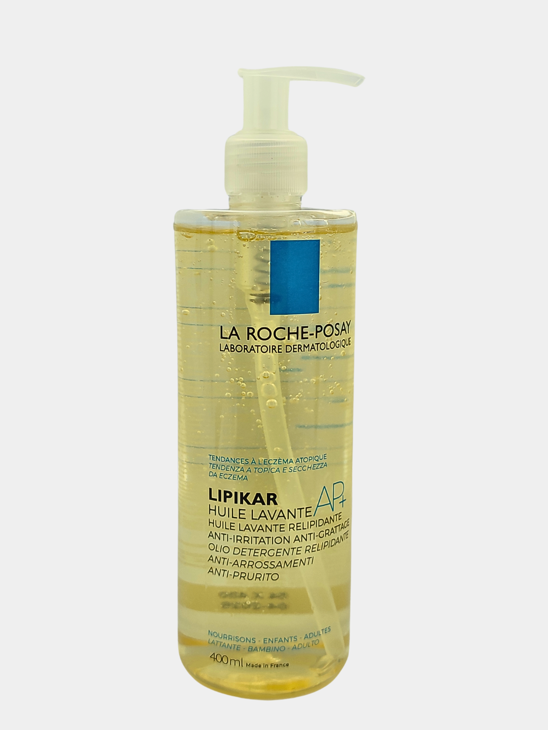 Масло очищающее LA ROCHE-POSAY “LIPIKAR HUILE LAVANTE AP+, для детей и взрослых, 400 мл — фото 1