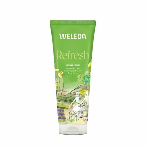 фото Гель для душа refresh weleda/веледа туба 200мл