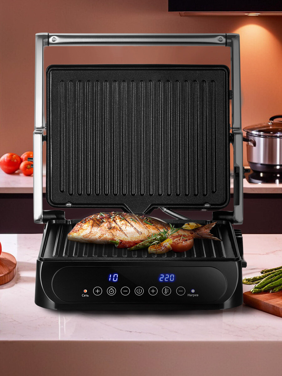 Электрогриль Kitfort КТ-3697 — фото 1