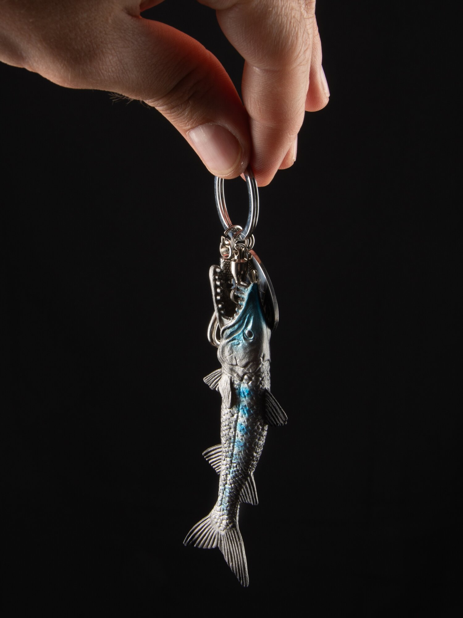 Брелок Saana, синий/серебристый — фото 1