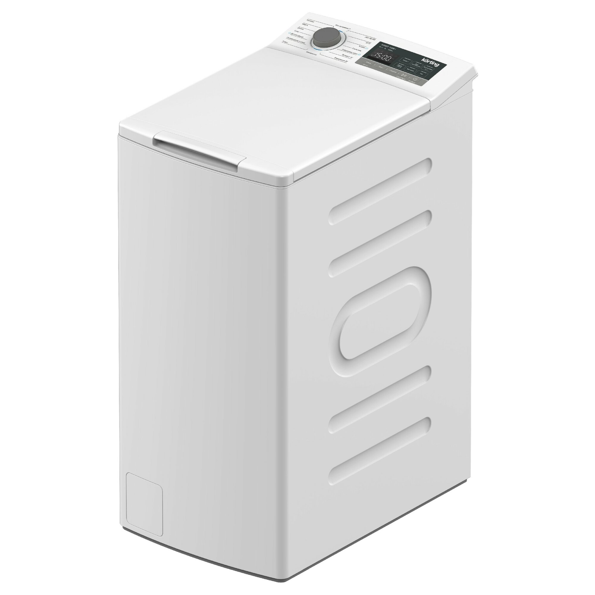 Стиральная машина с вертикальной загрузкой KWMT 1488 I 8 кг инверторный мотор белый.