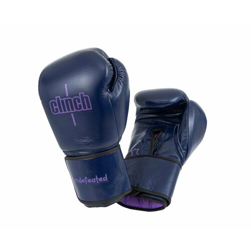 Перчатки боксерские Clinch Undefeated темно-синие (вес 14 унций)