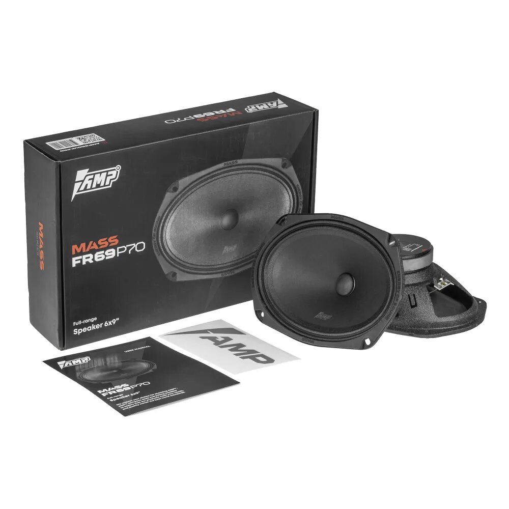 Акустика эстрадная AMP MASS FR69P70 автомобильная, 6х9", 70 Вт — фото 1