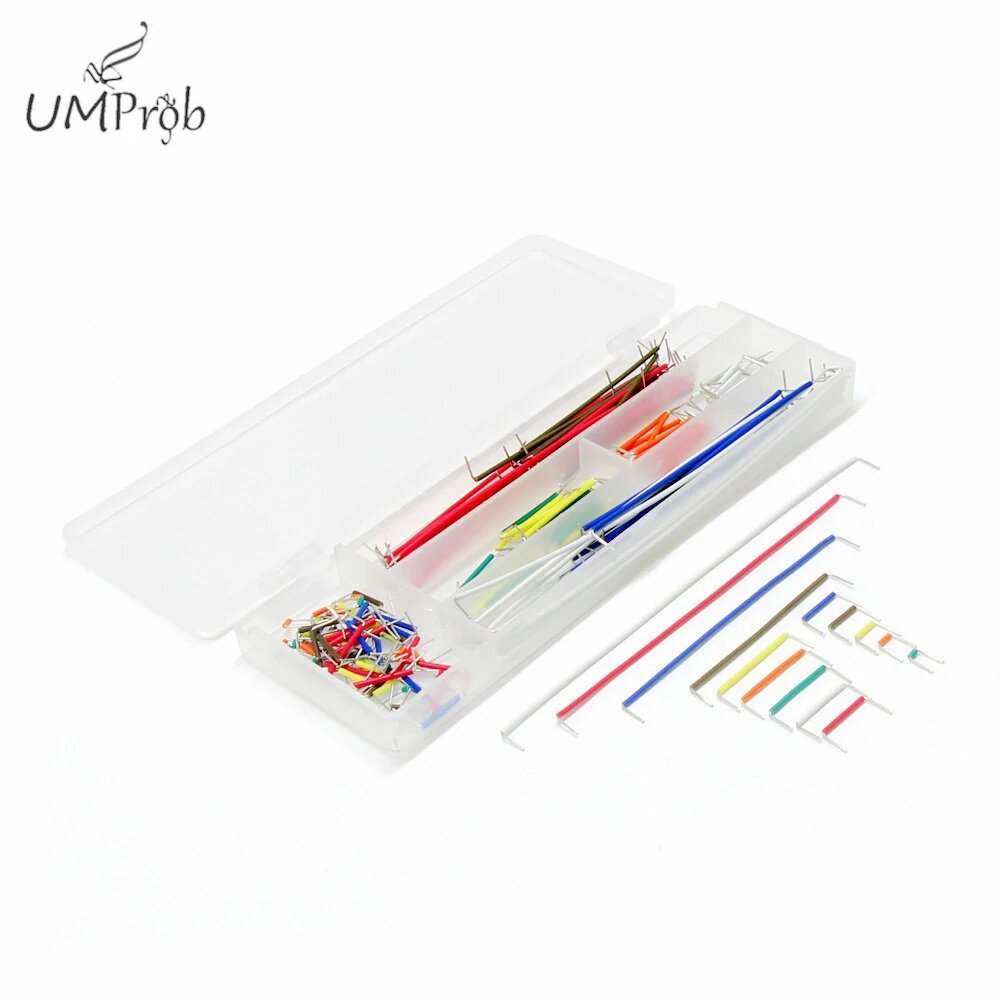 140 шт. комплект предварительно сформированных перемычек для макетной платы 14 длинок в ассортименте для схем для прототипирования макетной платы