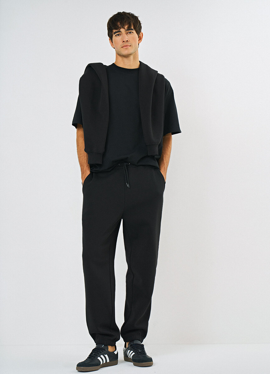 Брюки джоггеры O'STIN, размер L, черный