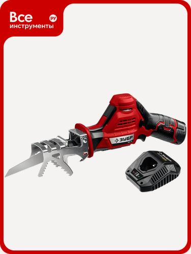Изображение товара Сабельная пила ЗУБР С12В, 1 АКБ 2 Ач, в коробке СПЛ-125-21
