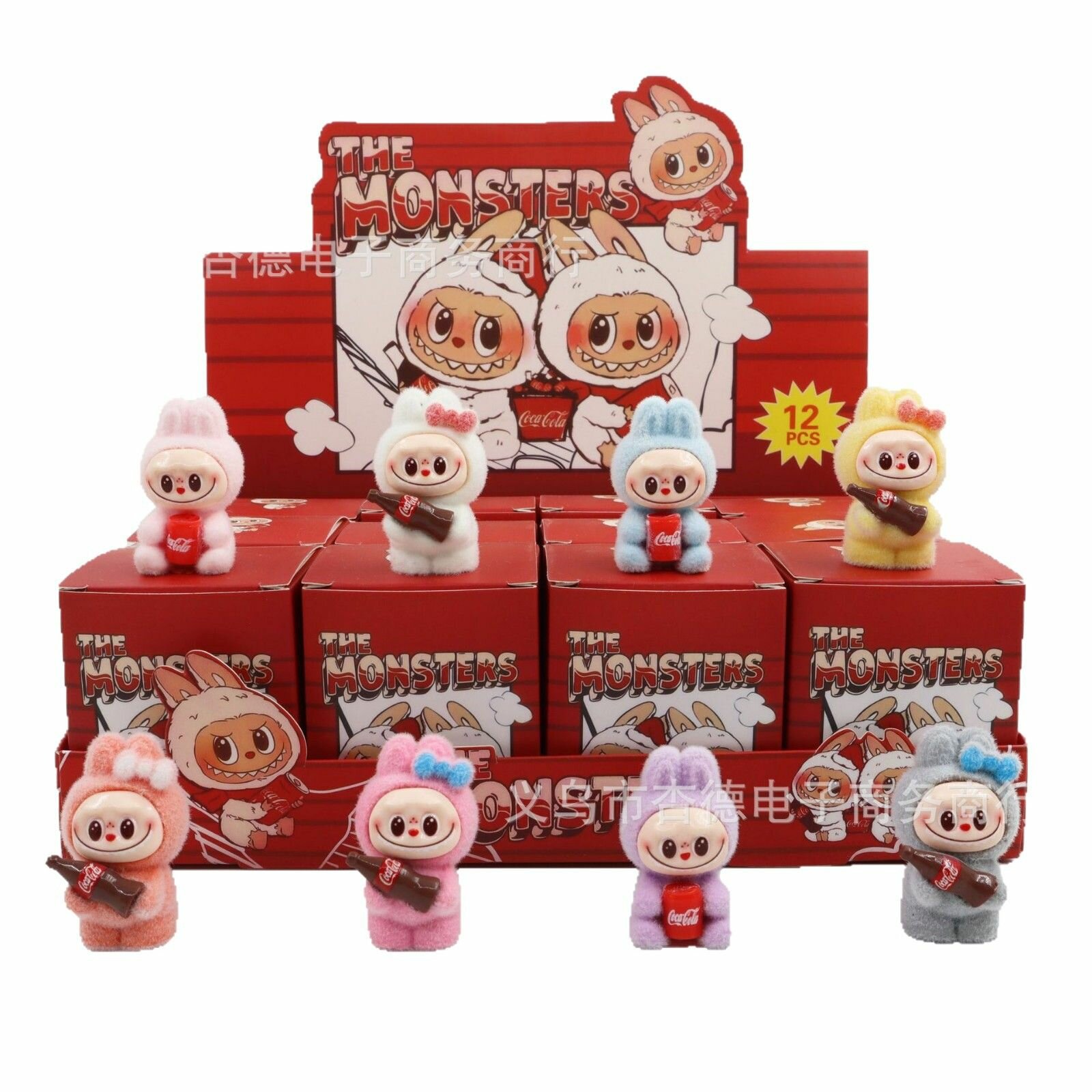Фигурки Pop Mart Лабубу, Premium коллекционные, 12 шт. Кока Кола