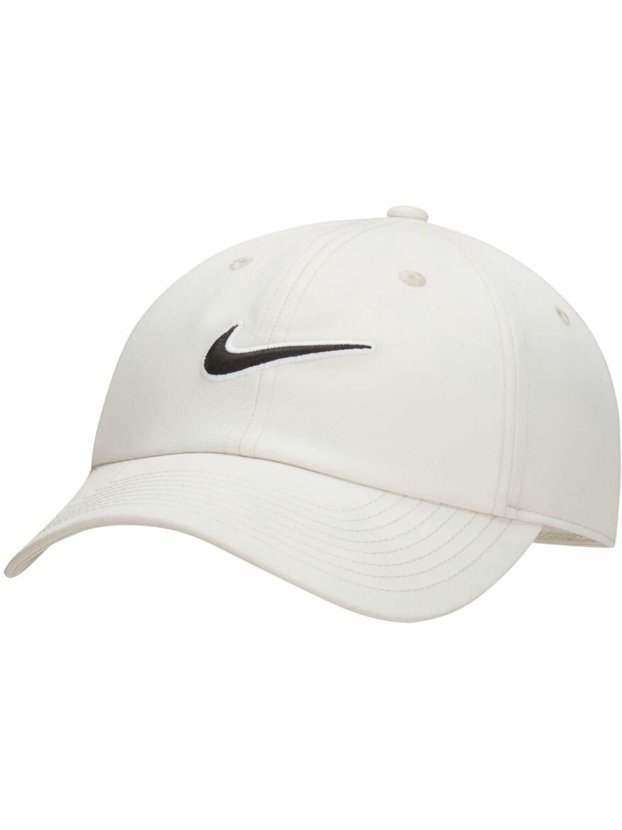 Бейсболка NIKE Club Unstructured Swoosh Cap для мужчин, размер L/XL, белый,