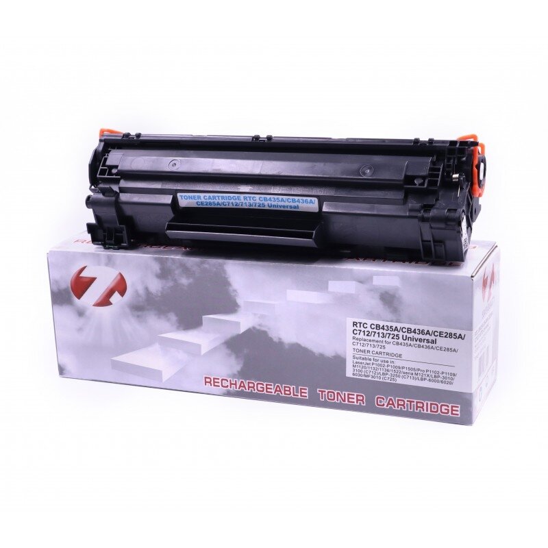 Универсальный картридж SevenQuality CE435A/436A/285A/725/728 для использования Hewlett Packard (HP), Canon i-SENSYS