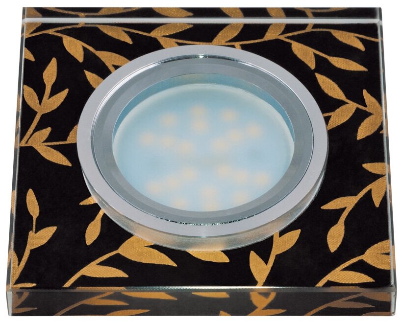 Светильник Fametto Peonia DLS-P205-2001 GU5.3 35 Вт цвет арматуры: разноцветный цвет плафона: золотой