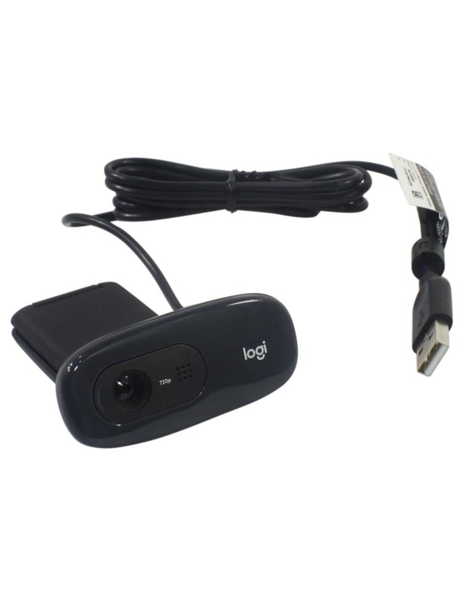 Веб-камера Logitech C270, фиксированная фокусировка, 1280х720
