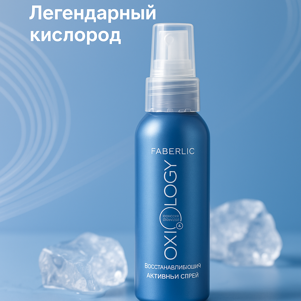 Восстанавливающий активный спрей для лица «Легендарный кислород» Faberlic