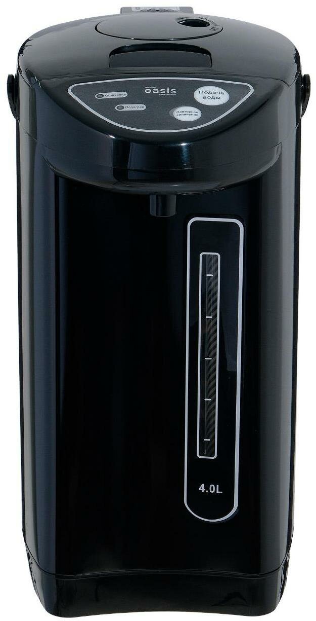 Термопот OASIS TP-4LB объем 4.00 л, мощность 800 Вт, черный