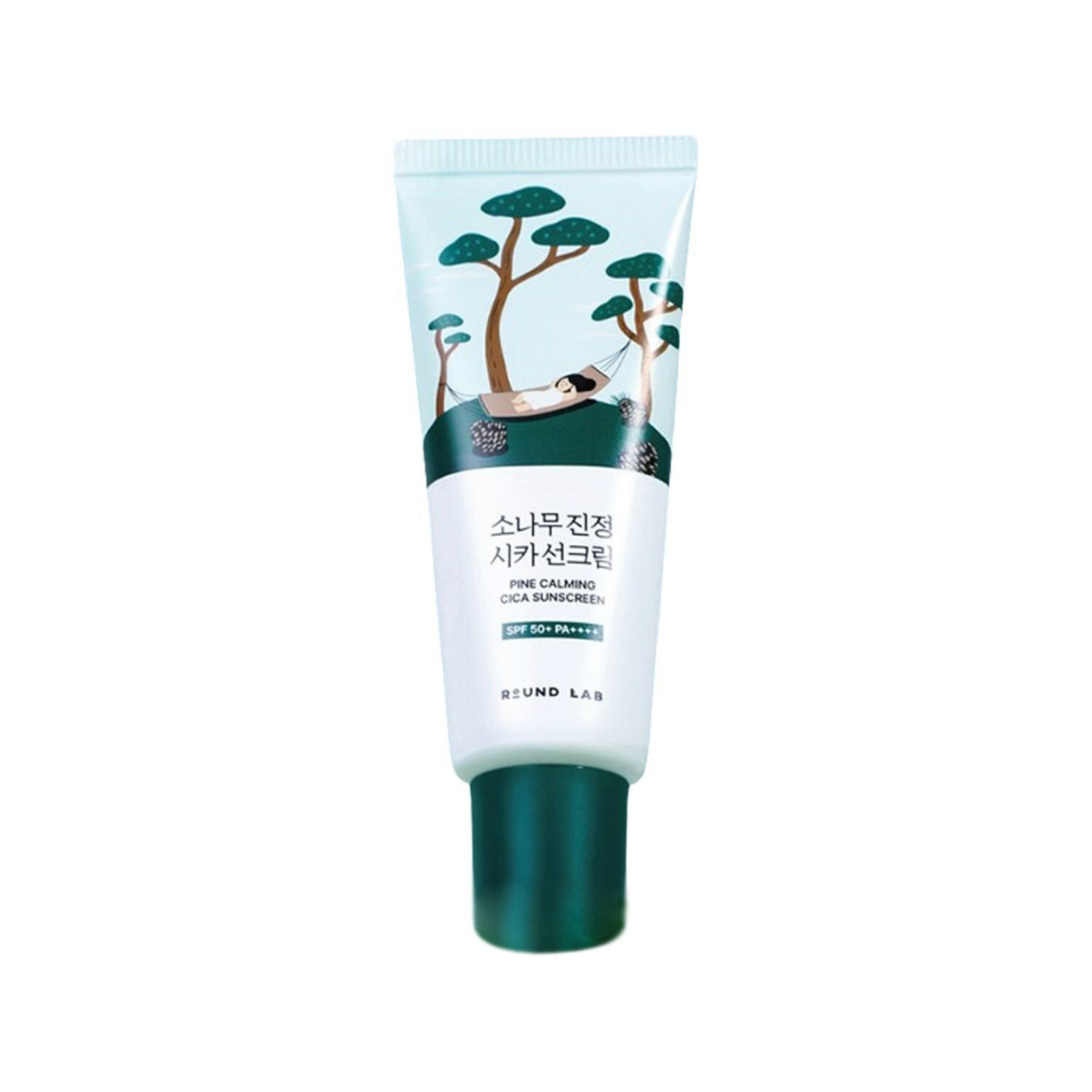Солнцезащитный крем Round Lab Pine Calming, SPF 50+, PA ++++, успокаивающий