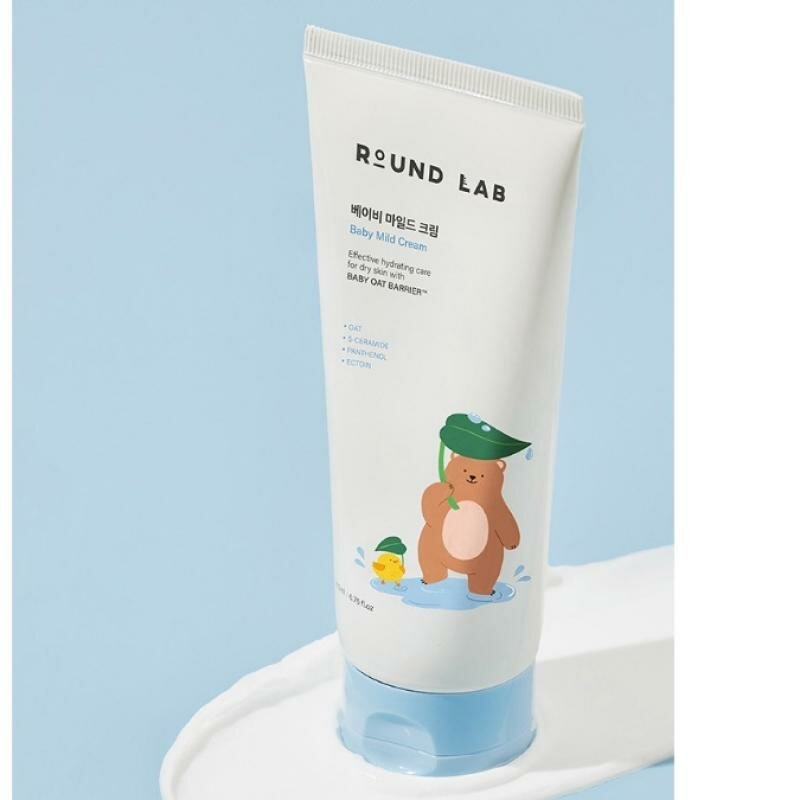 ROUND LAB Baby Mild Cream 200ml, детский мягкий увлажняющий крем