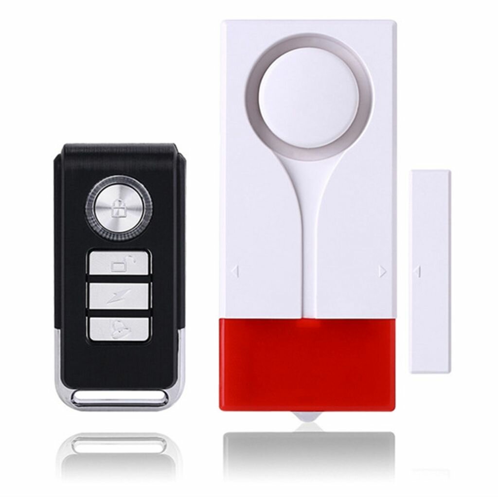 (1 комплект) Автомобильная домашняя противоугонная вибросигнализация (новая)-1 хост 1 пульт дистанционного управления