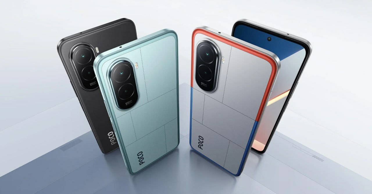 Смартфон Poco M7, 8GB/256 GB, Silver, AMOLED, NFC, Android 13