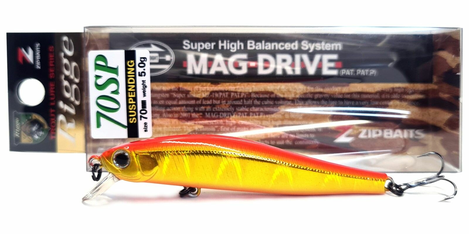 Воблер ZipBaits Rigge 70SP (5гр.) #047 — фото 1