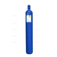 Баллон газовый S-GAS.COM 10/150 бар УС ГОСТ 949-73 без вентиля горловина Е25 кислородный / синий (без газа)