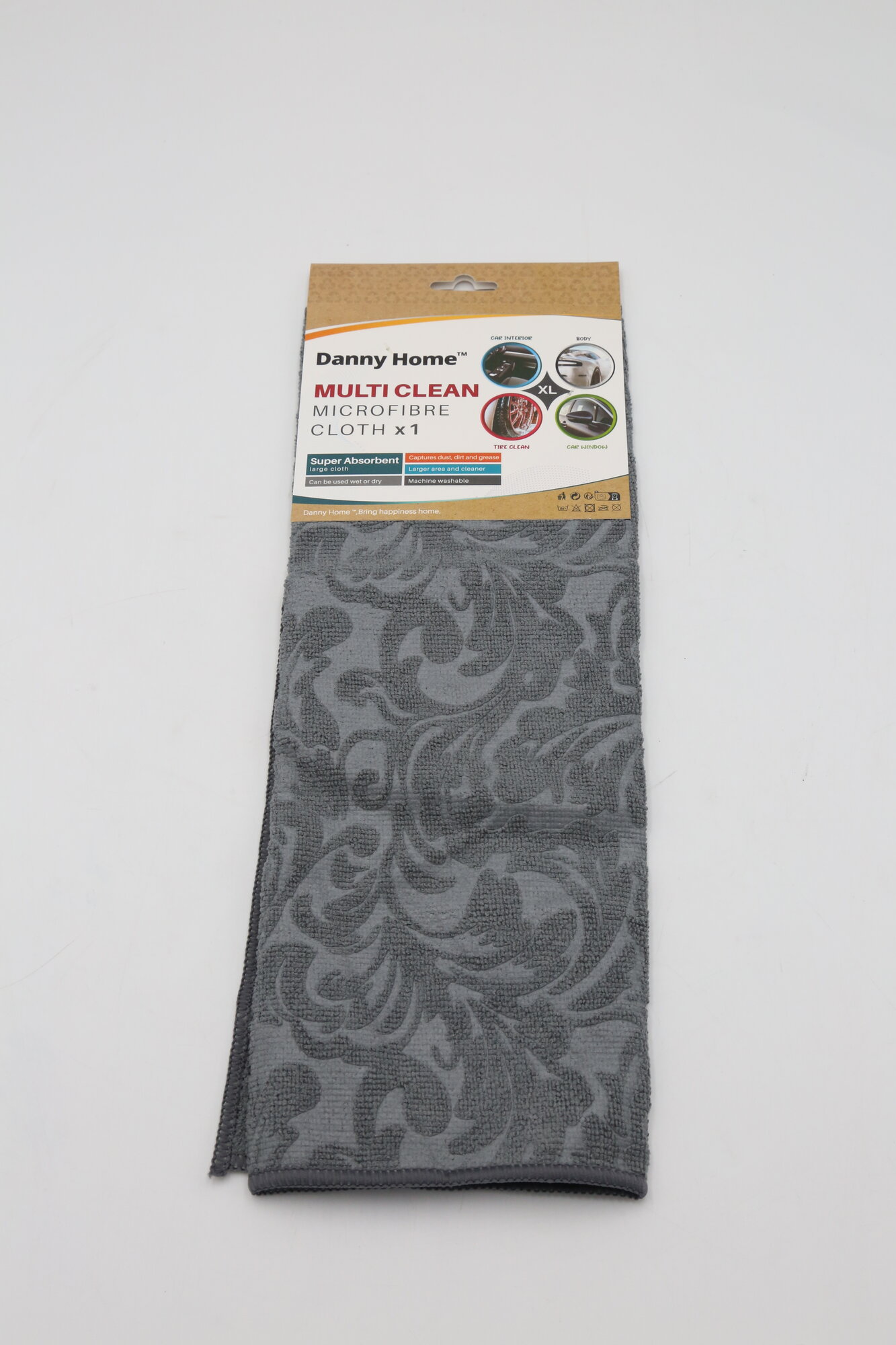 Тряпка универсальная (микроволокно) HOMEZAZA/DANNY HOME DM23-129 40х40см 1шт 144х1
