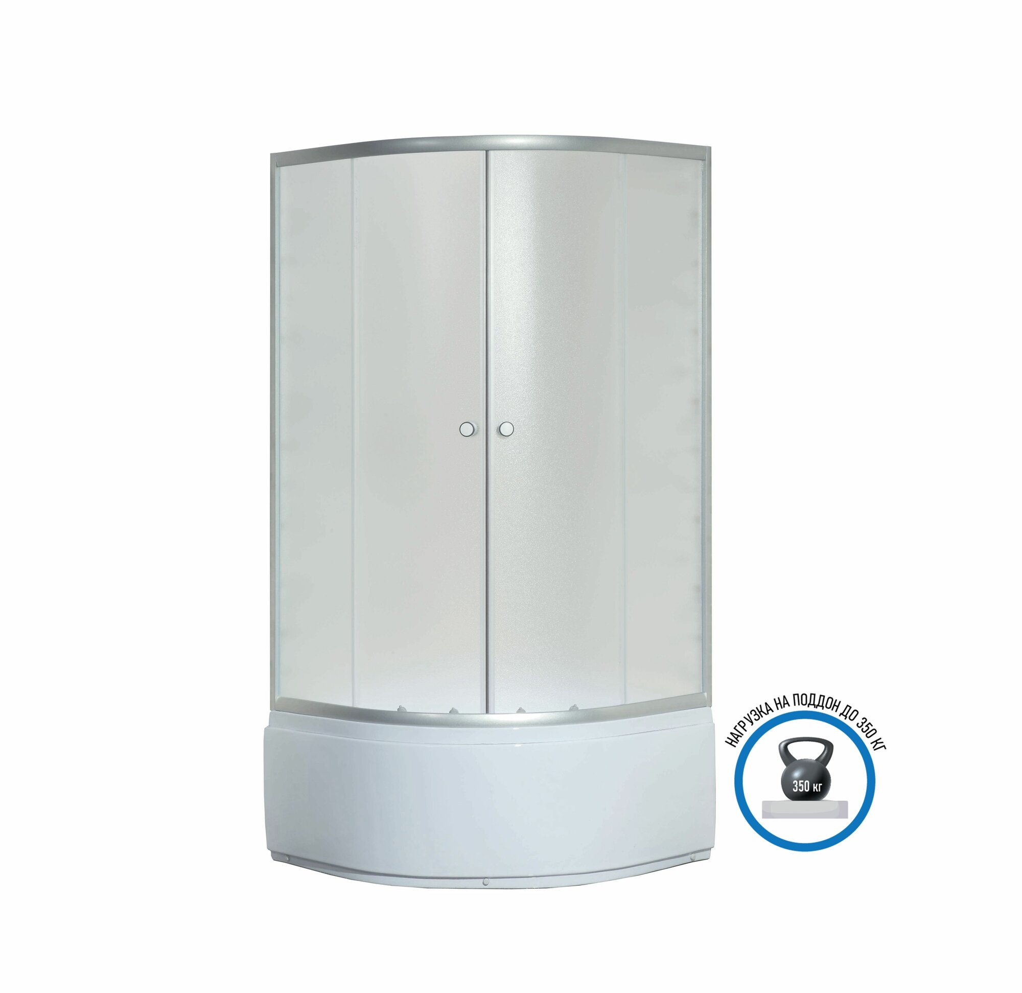 Душевой уголок Niagara Eco NG-005-14 (80х80х195) высокий поддон(39см) стекло матовое2 места