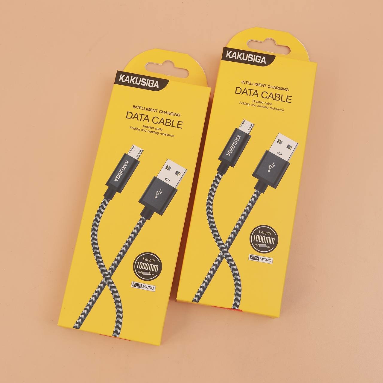 Кабель USB Micro-USB KAKUSIGA KSC-107, черный, для зарядки и данных