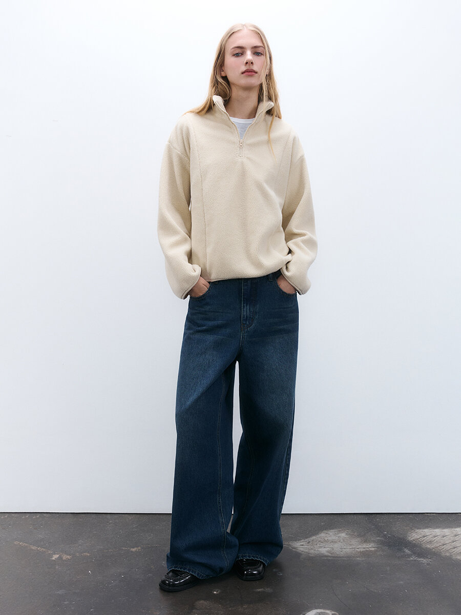 Толстовка Befree Exclusive online, размер S, , кремовый/светлый беж — фото 1