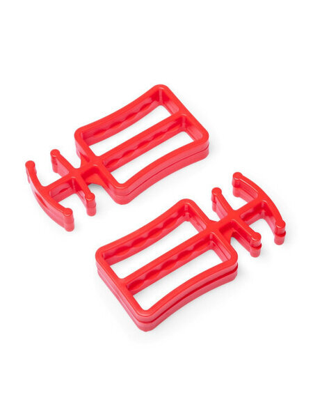 Стяжки для лыж пластиковые 1 пара (красные)