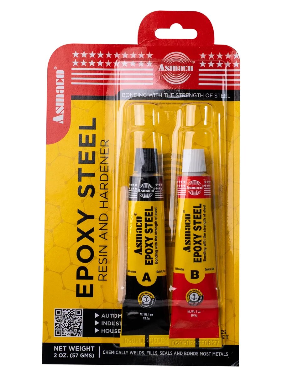 Эпоксидный клей для стали Asmaco 53 г
