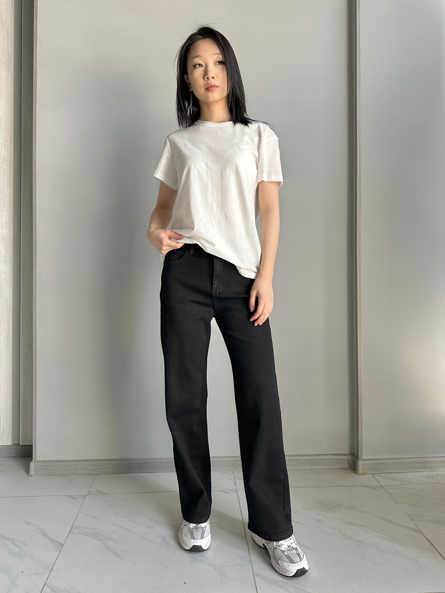 Джегинсы INK черный, размер 26, черный — фото 1