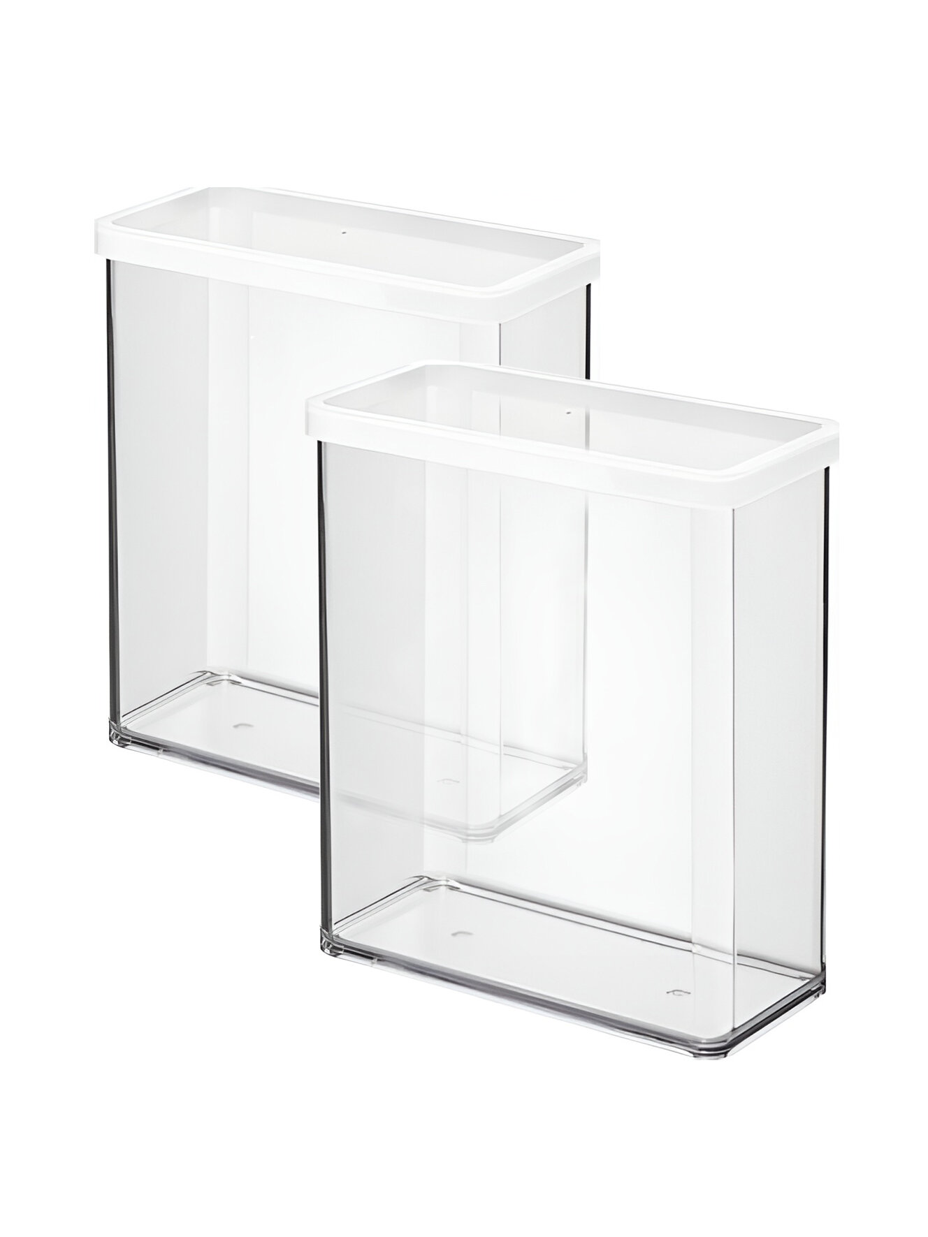 Набор контейнеров для хранения сыпучих продуктов для муки круп макарон Rotho LOFT 32 литра 2 шт.