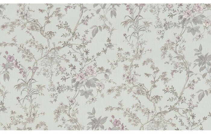 Обои Шинуазри 4128-5 винил горячего тиснения на флизелине моющиеся растительный орнамент 10х 106 м