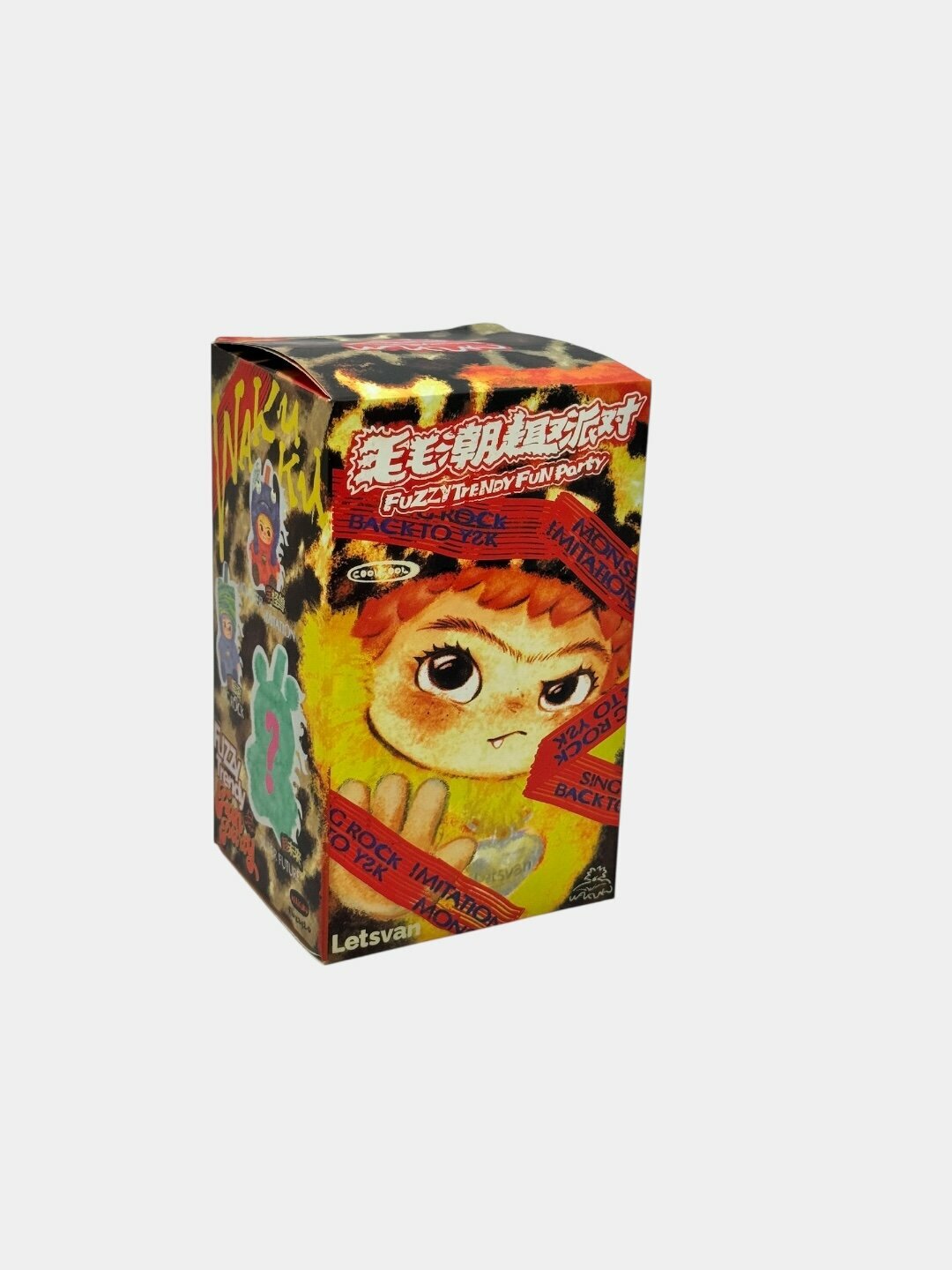 Мягкая игрушка Вакуку, монстр-дикарь, яркая, для детей 3+, тактильная, развивающая. Код. 28403